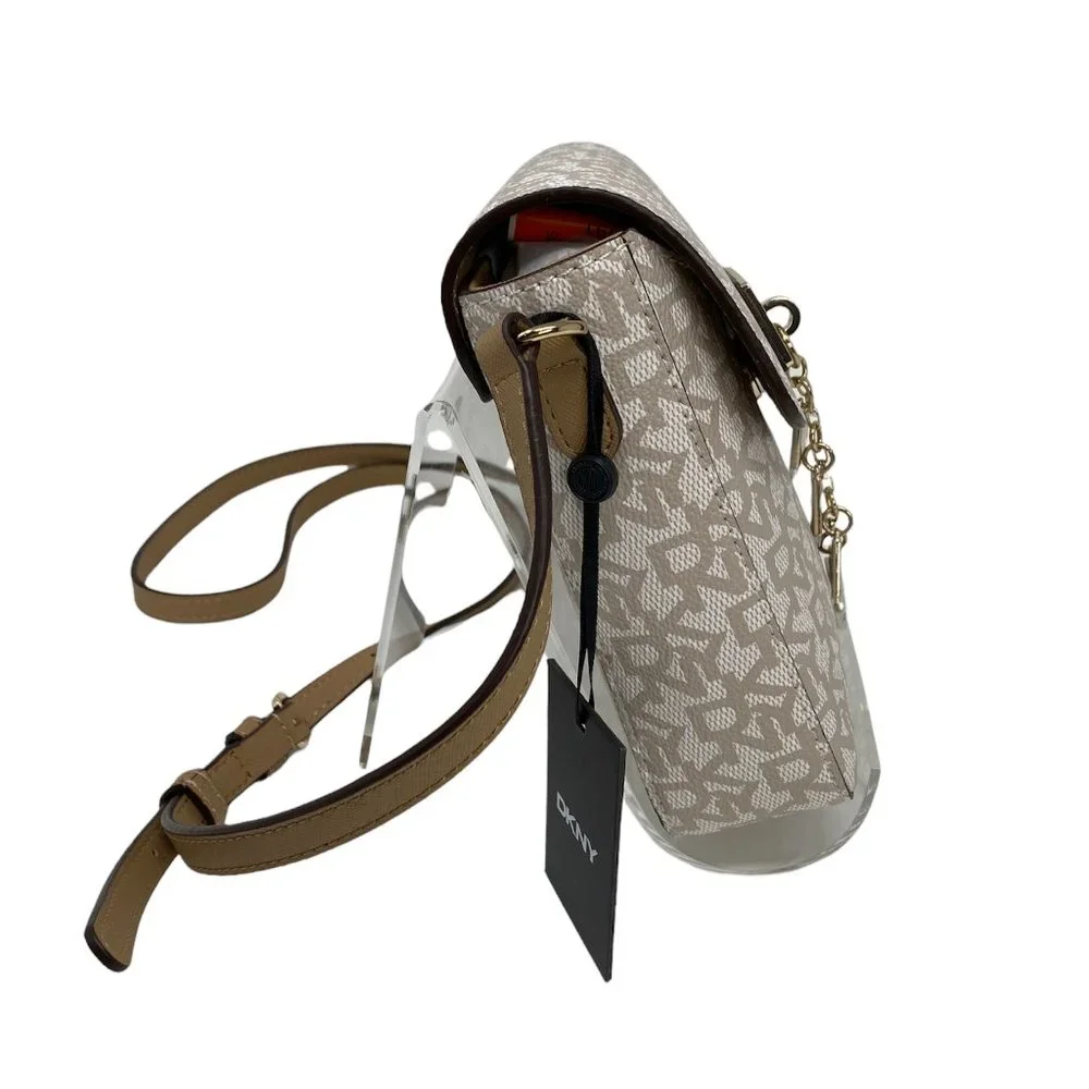 DKNY Phone Crossbody with All Over Logos - Picture 8 of 11